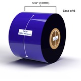 Clover Technologies Thermal Transfer Ribbon - Alternative for Zebra 06200bk13145 - Black - 1 Carton