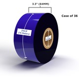 Clover Technologies Thermal Transfer Ribbon - Alternative for Zebra 03200gs08407 - Black - 1 Carton