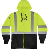 Glowear Zip-Up Hi-Vis Hooded Sweatshirt