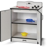 Rainbow Accents - Culinary Creations Kitchen Stove - Black