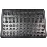 Doortex Bubble Mat Anti-Fatigue Black Bubble Mat - 24 X 36