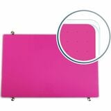 Viztex Viztex Glacier Violet Multi-Purpose Grid Glass Dry Erase Board 24 X 36