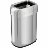 Hls Commercial Stainless Steel Open Top Trash Can