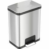 Hls Commercial Airstep Stainless Steel Step Trash Can
