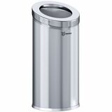 Hls Commercial 15-Gallon Round Open Top Trash Can