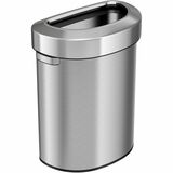 Hls Commercial Semi-Round Open Top Trash Can