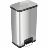 Hls Commercial Airstep Stainless Steel Step Trash Can