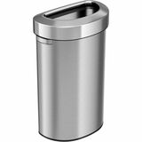 Hls Commercial Semi-Round Open Top Trash Can