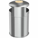 Hls Commercial 50-Gallon Dual Side-Entry Trash Can