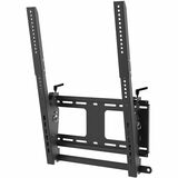 Startechcom Portraitvertical Tv Wall Mount Heavy Duty Tv Mount for 40-55 Inch Vesa Display (110lb50kg) Tilt Wlockable Security Bar