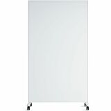 U Brands Double Sided Magnetic Glass Dry-Erase Mobile Floor Easel 72 X 42
