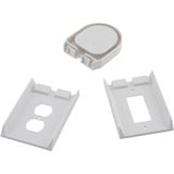 Bluelounge Socketstation Mounting Shelf for Smartphone Hub Speaker Electric Toothbrush - White