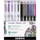 Zebra Pen Midliner Markersarasa Fineliner Creative Starter Set