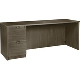 Lorell Prominence 20 Gray Elm Laminate Desk Unit