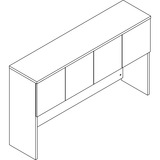 Lorell Prominence 20 Gray Elm Laminate Desk Unit