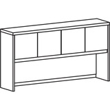 Lorell Prominence 20 Gray Elm Laminate Desk Unit