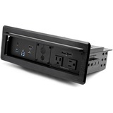 Startechcom Conference Room Docking Station W Power Table Connectivity Av Box Universal Laptop Dock 60w Pd Ac Outlets Usb Charging