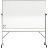 Ghent Hygienic Porcelain Mobile Whiteboard with Aluminum Frame