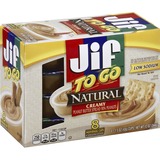 Jif to Go Natural Peanut Butter Cups - Creamy