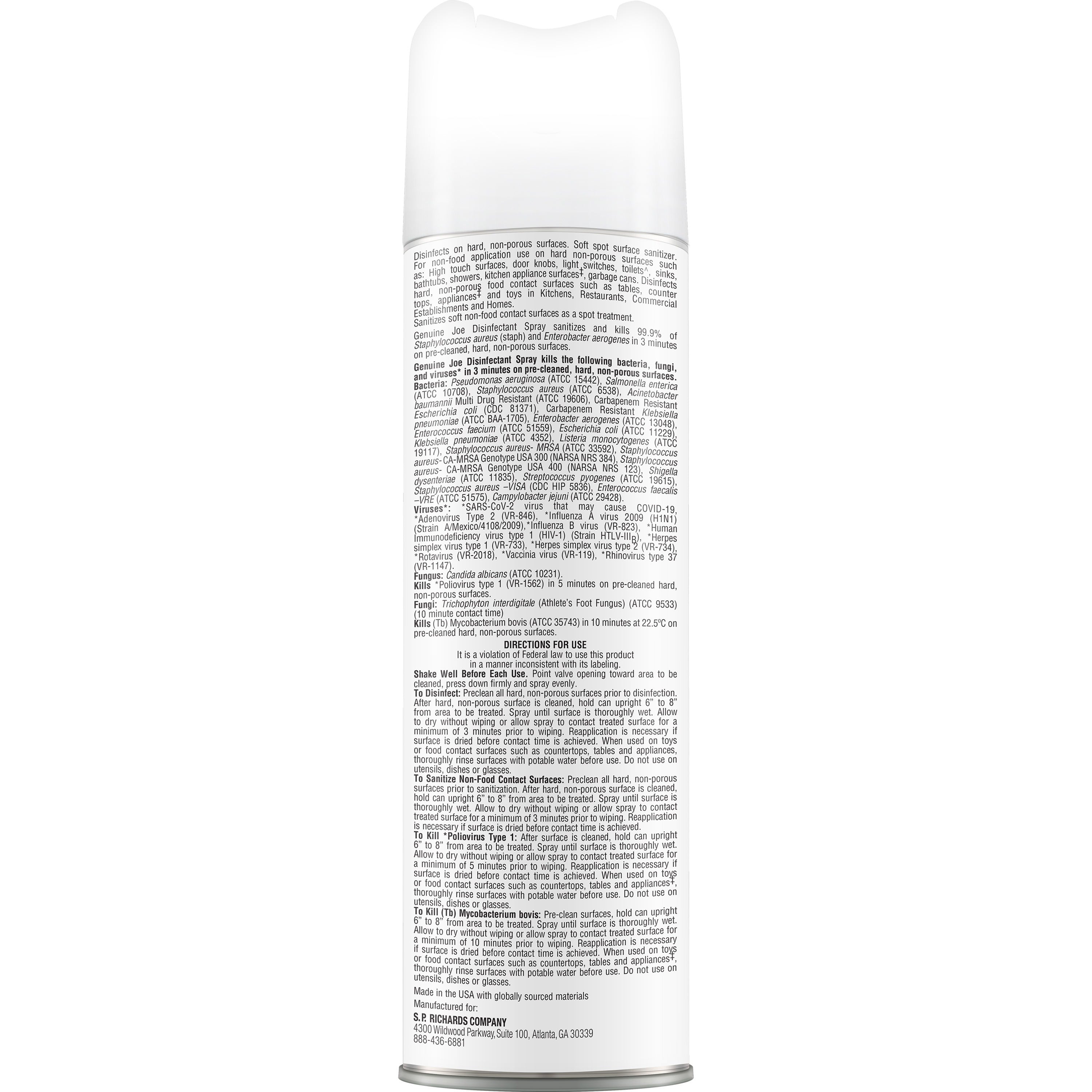 Genuine Joe Nsf Certified Disinfectant Spray