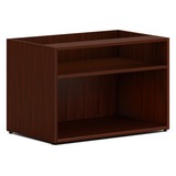 Hon Mod Low Storage Credenza Open 30w Traditional Mahogany Finish