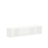 Hon Mod Wall Mounted Storage Open 60w Simply White Finish