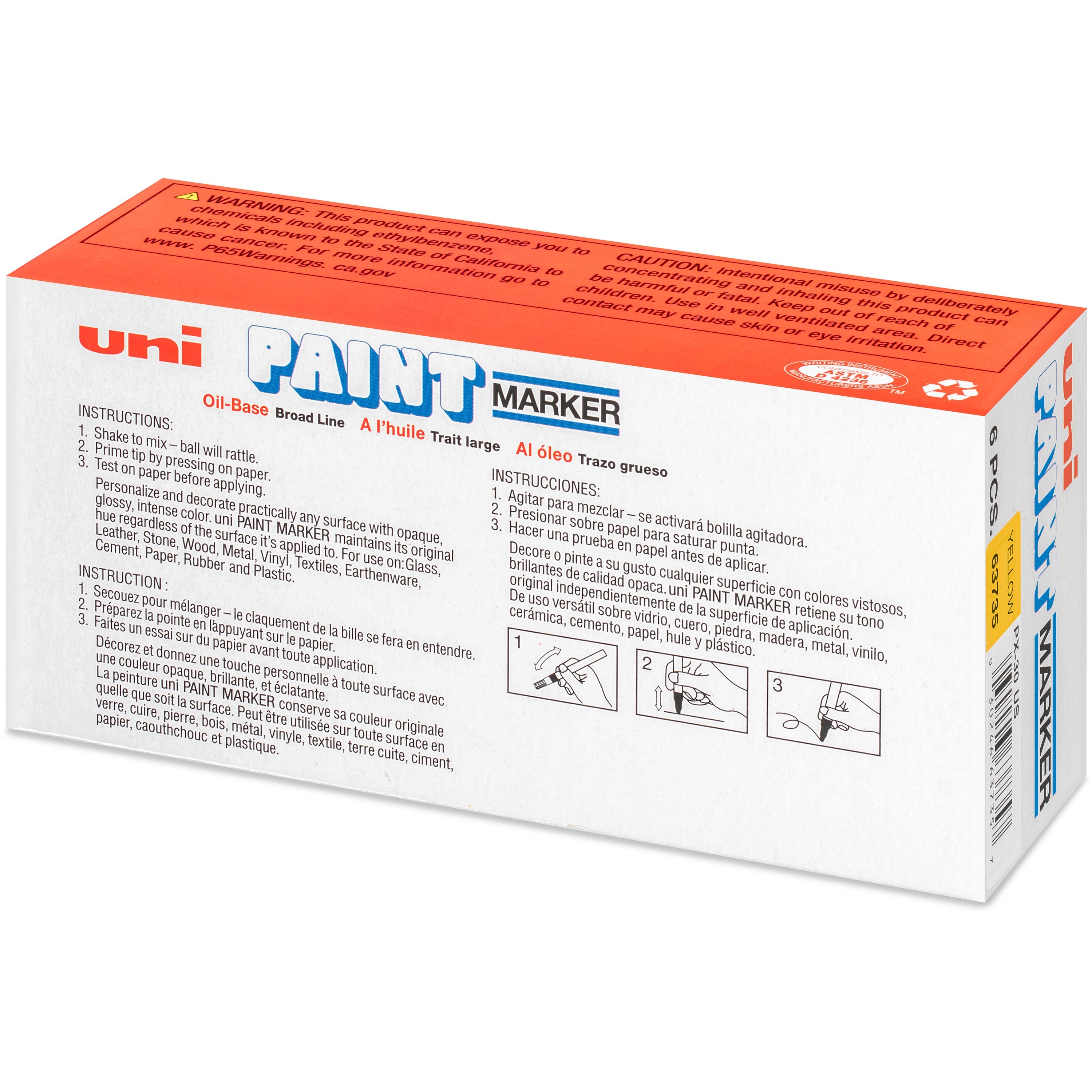 Uni&Reg Uni-Paint Px-30 Oil-Based Paint Marker