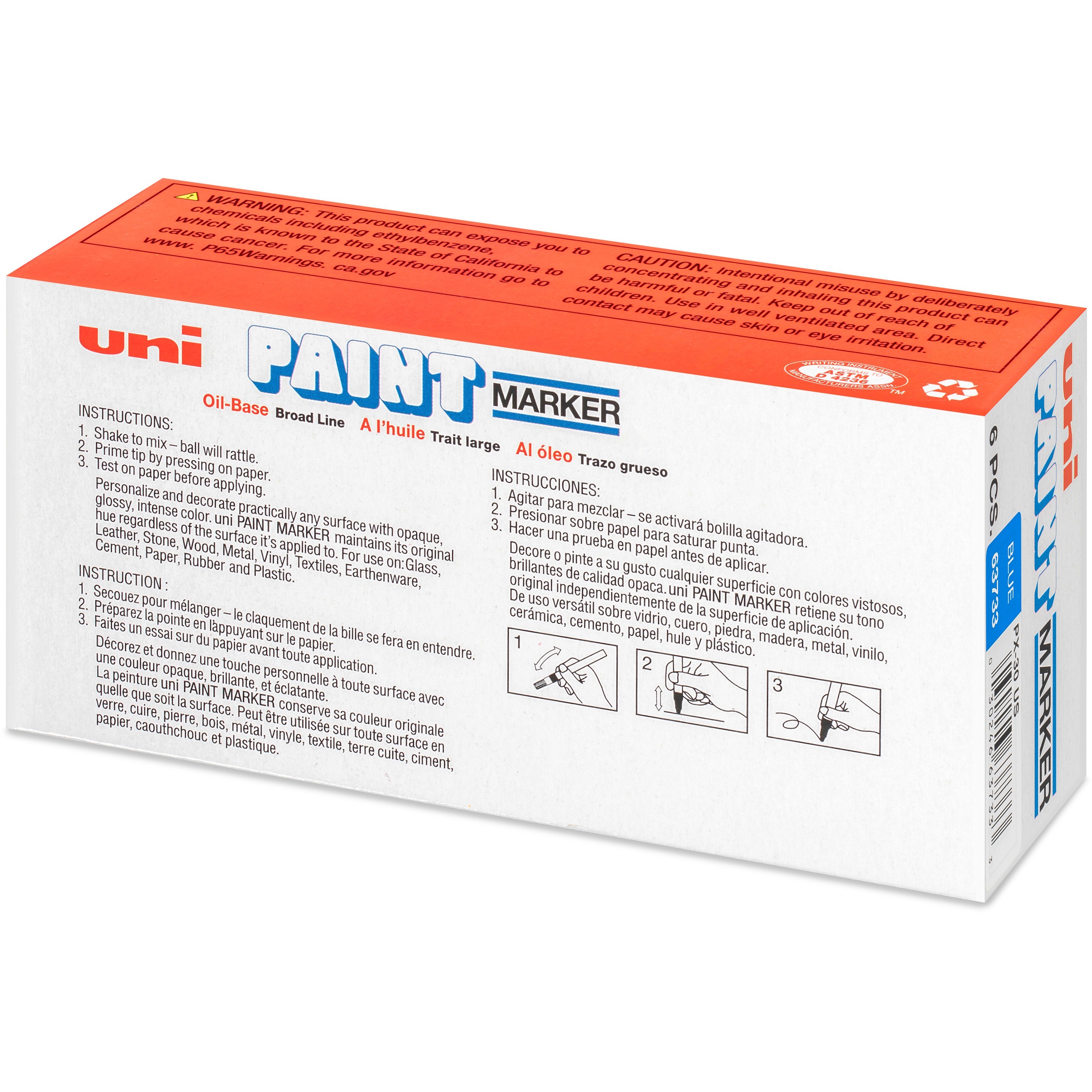 Uni&Reg Uni-Paint Px-30 Oil-Based Paint Marker