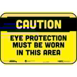 Tabbies Eye Protection Must Be Worn Wall Decal