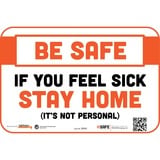Tabbies Feel Sick Stay Home Wall Safety Decal