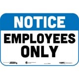 Tabbies Notice Employees Only Wall Decals