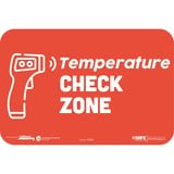 Tabbies Temperature Check Zone Wall Decal