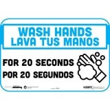 Tabbies Wash Hands for 20 Seconds Wall Decals
