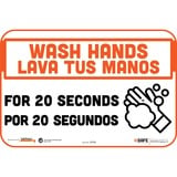 Tabbies Wash Hands for 20 Seconds Wall Decals