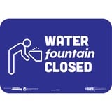 Tabbies Water Fountain Closed Wall Safety Decal
