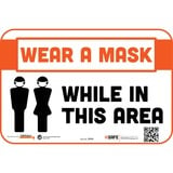 Tabbies Wear a Mask While in This Area Wall Decal