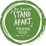 Tabbies Stand Apart Thank You Floor Decal