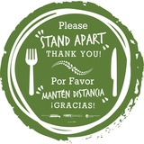 Tabbies Stand Apart Thank You Floor Decal