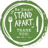 Tabbies Stand Apart Thank You Floor Decal
