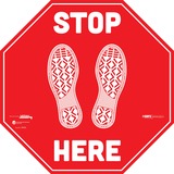 Tabbies Stop Here Besafe Messaging Floor Decal