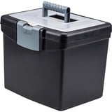 Storex Portable File Storage Box with Xl Lid