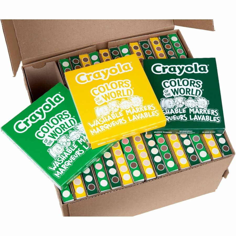 Crayola Multicultural Colors Washable Markers