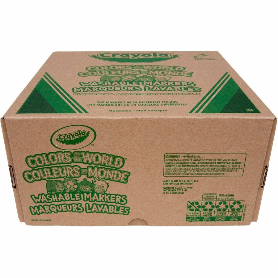 Crayola Multicultural Colors Washable Markers