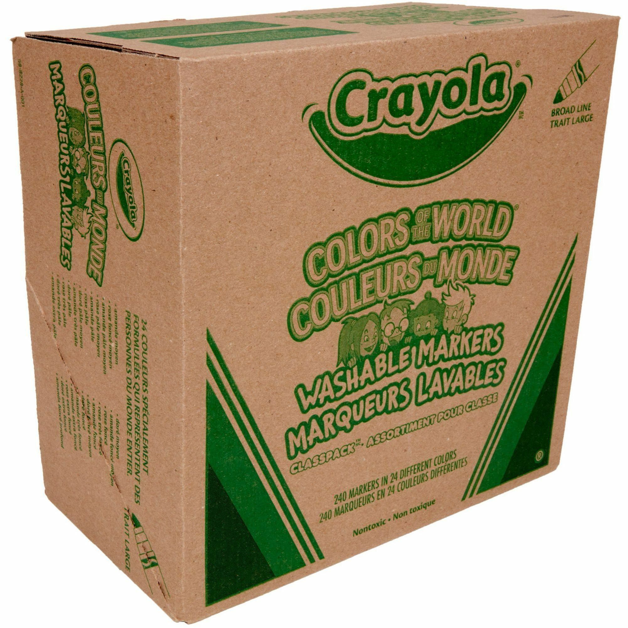 Crayola Multicultural Colors Washable Markers