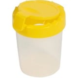 Deflecto Antimicrobial Kids No Spill Paint Cup Yellow