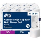 Tork Coreless High-Capacity Toilet Paper Roll White T7