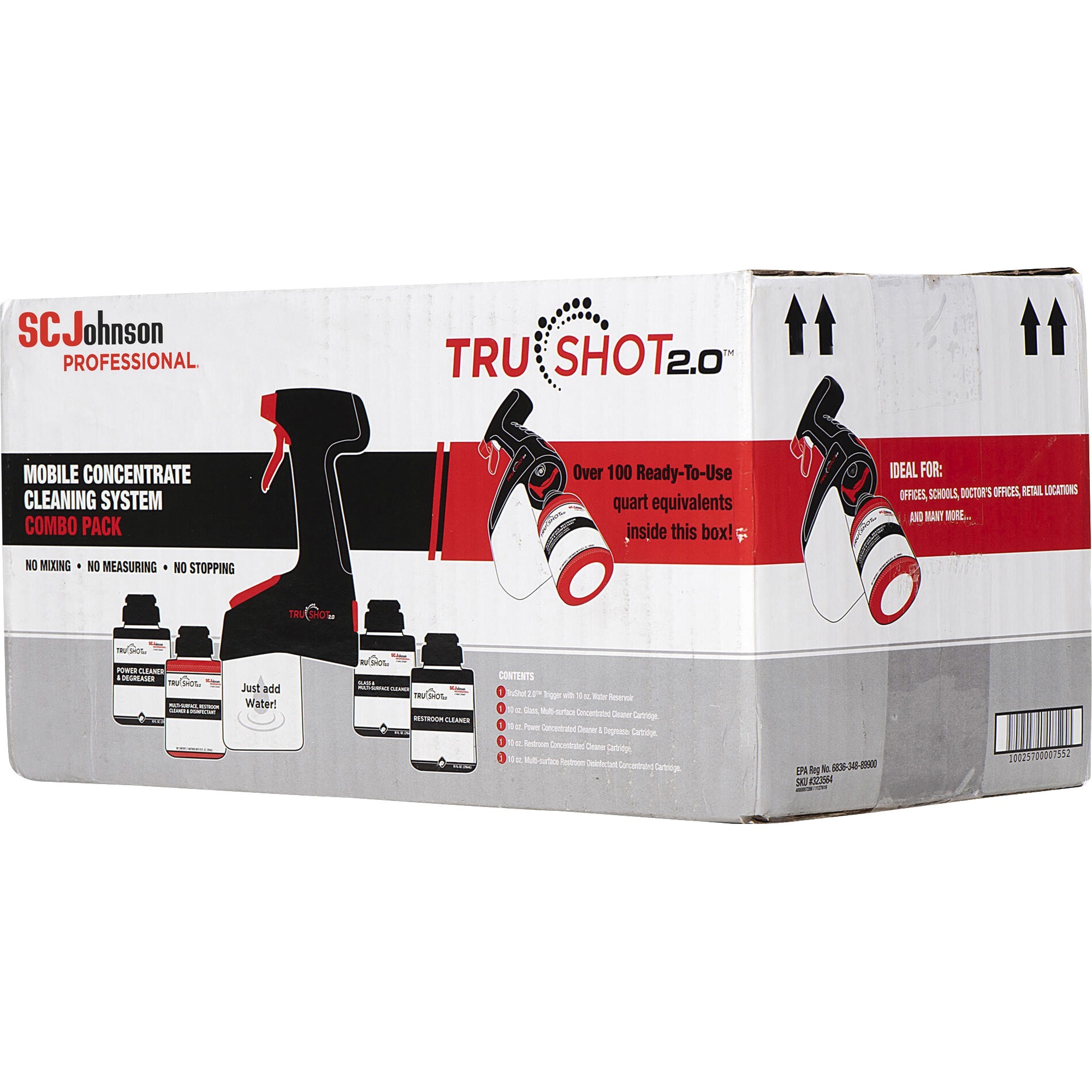 Sc Johnson Trushot 20 Mobile Dispenser Cleaner Starter Pack