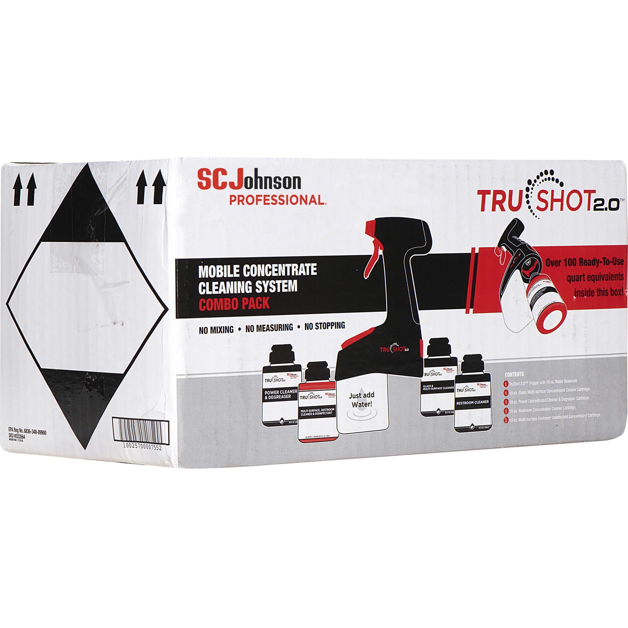 Sc Johnson Trushot 20 Mobile Dispenser Cleaner Starter Pack