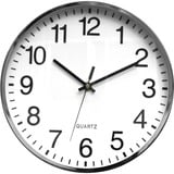Victory Light Silent Chrome Wall Clock