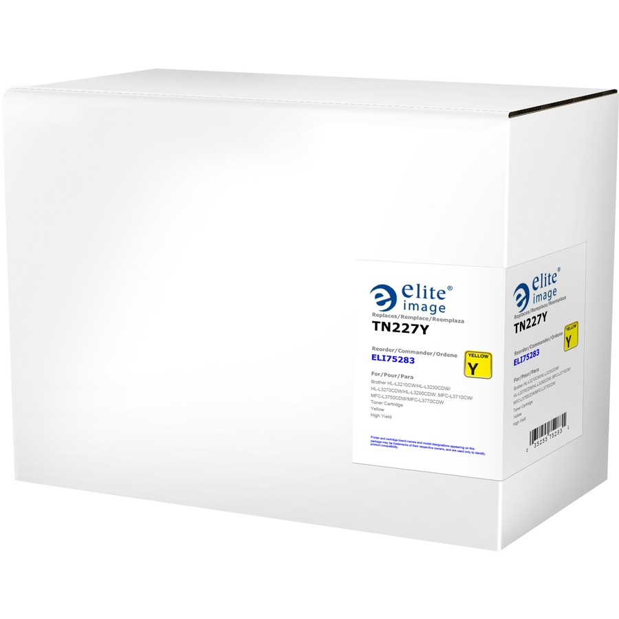 Elite Image Remanufactured High Yield Laser Toner Cartridge - Alternative for Brother Tn223 Tn227 - Yellow - 1 Each